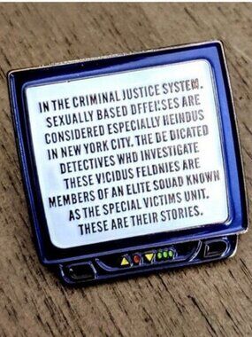 Law and Order enamel pin